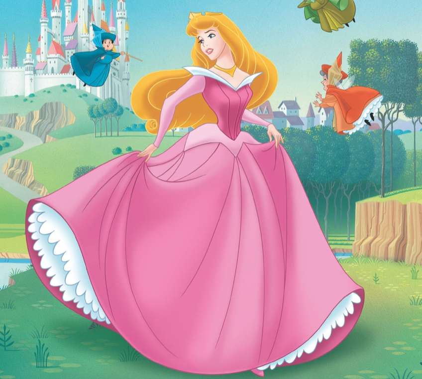 Aurora princesa puzzle online