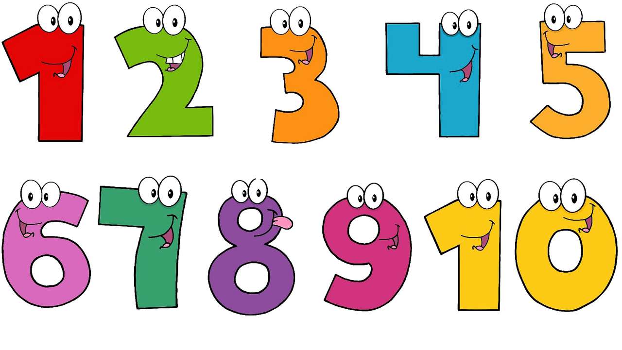 Aprendemos los números! puzzle online a partir de foto