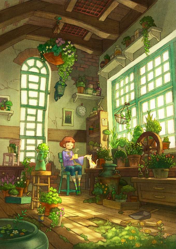 Dům rostlin online puzzle