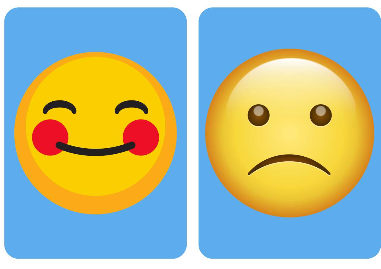 emoji-kort pussel online från foto