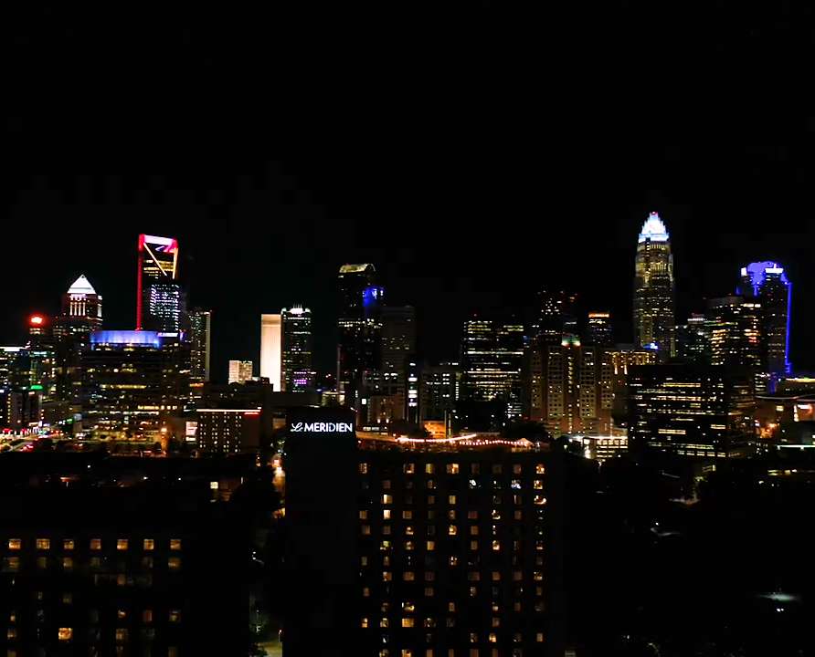 Charlotte Skyline Light παζλ online από φωτογραφία