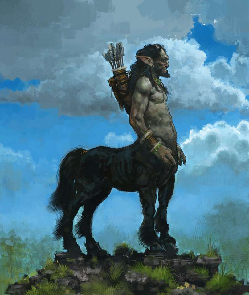 centaur puzzle online din fotografie