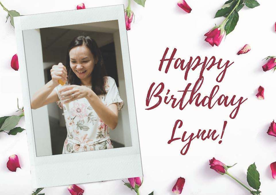 feliz cumpleaños lynn puzzle online a partir de foto