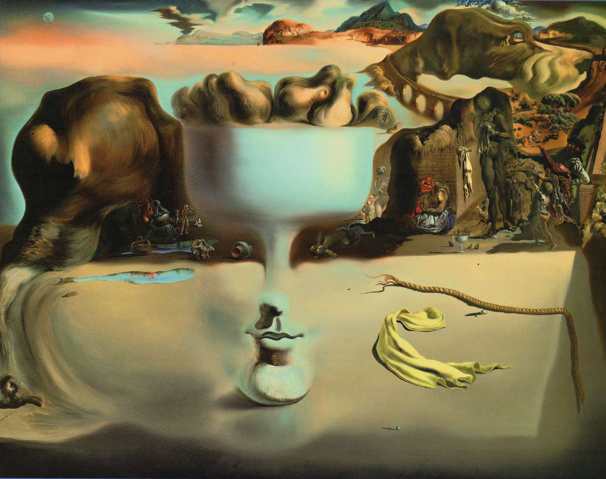 SALVADOR DALÍ P4 Frameless puzzle online from photo