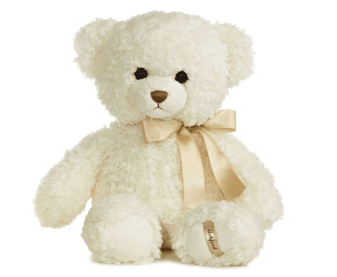 Weißer Teddybär Online-Puzzle