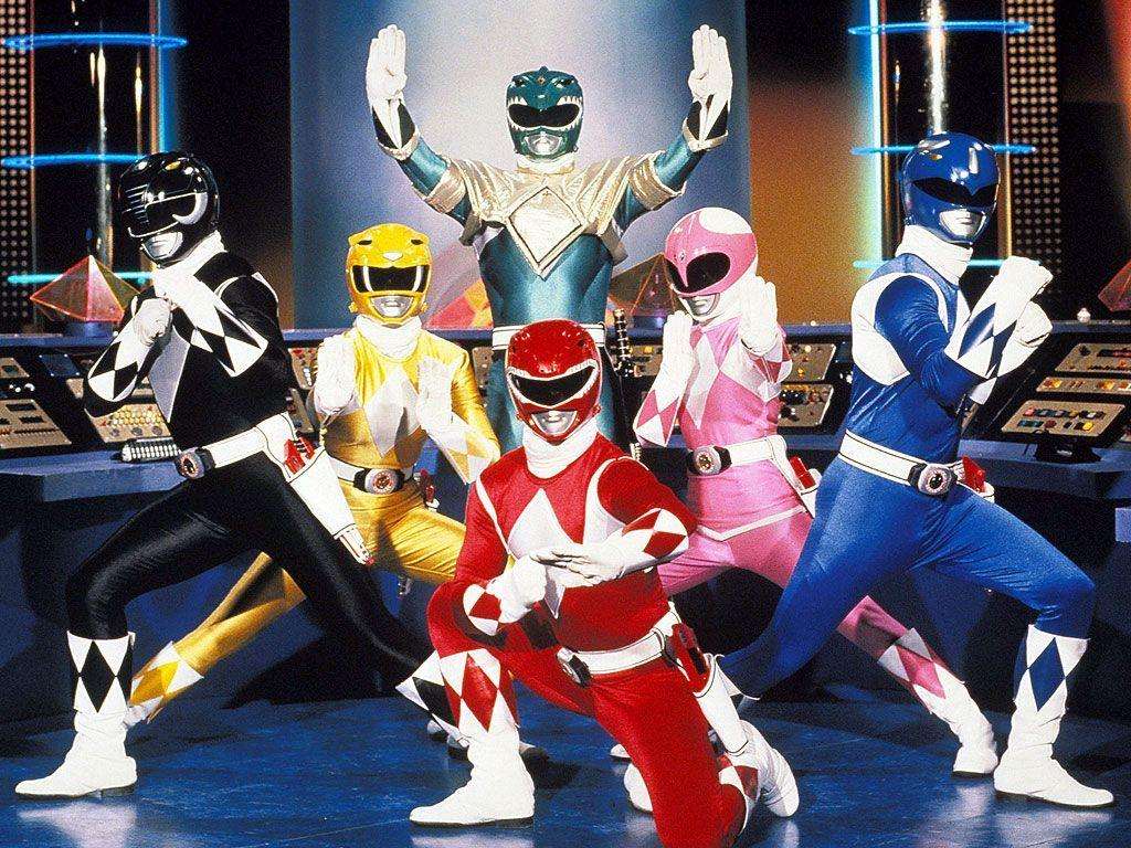 Power rangers might morphin puzzle online a partir de fotografia