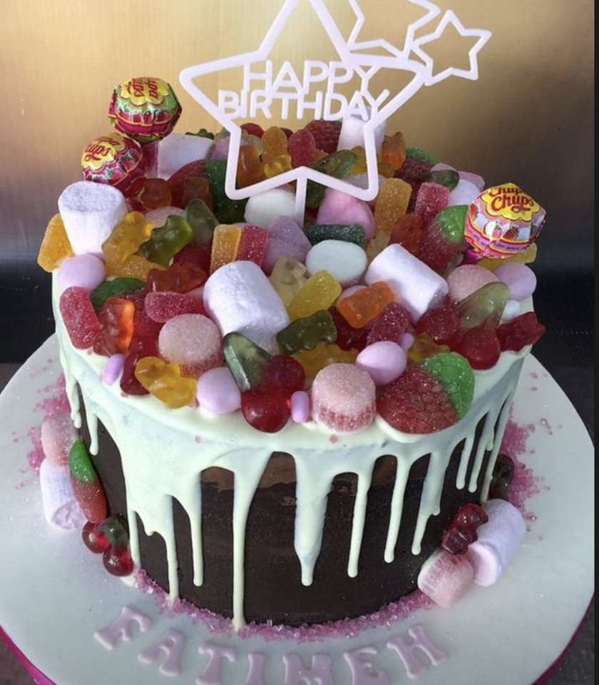 торта рожден ден онлайн пъзел