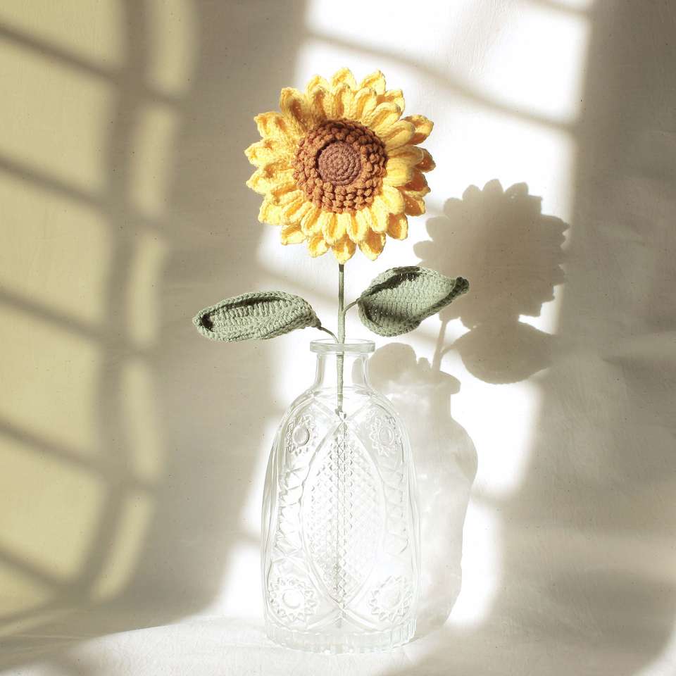 Det här är en blomma pussel online från foto