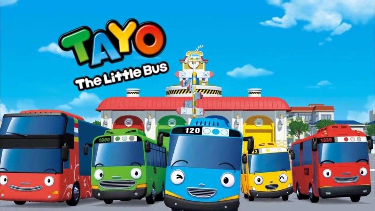 Tayo A kis busz puzzle online fotóról