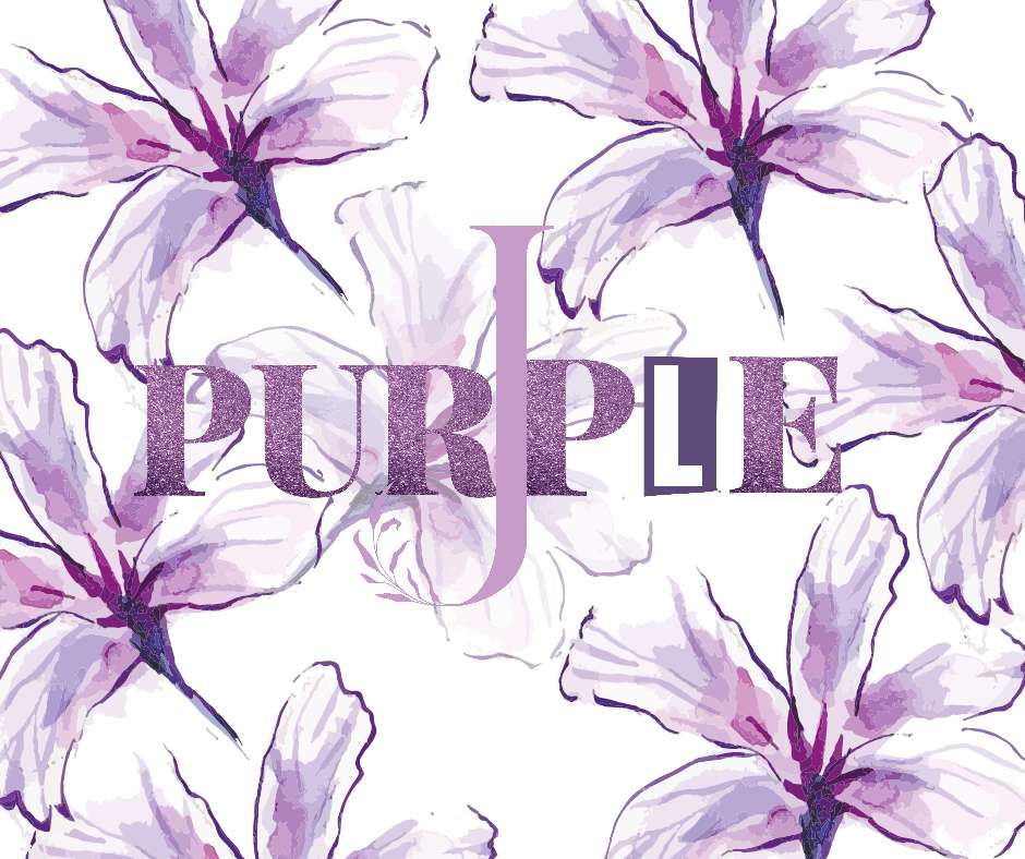 Purple purple j puzzle online from photo