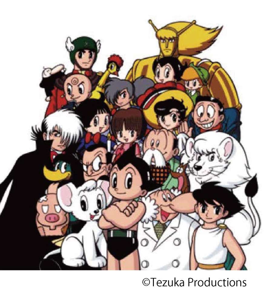 Personajes de caricatura puzzle online a partir de foto