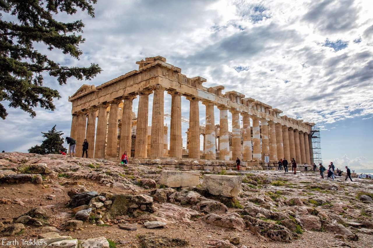 El Partenón puzzle online a partir de foto