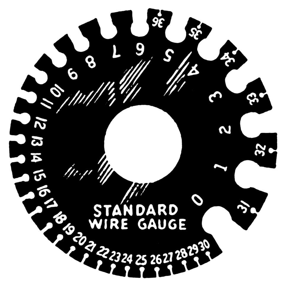 WIRE GAUGE puzzle online from photo