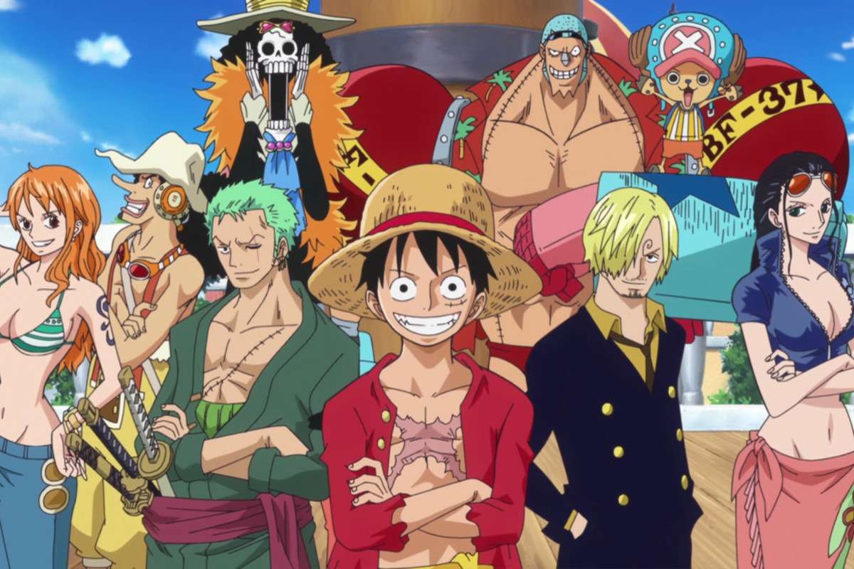 One Piece crew puzzle online from photo