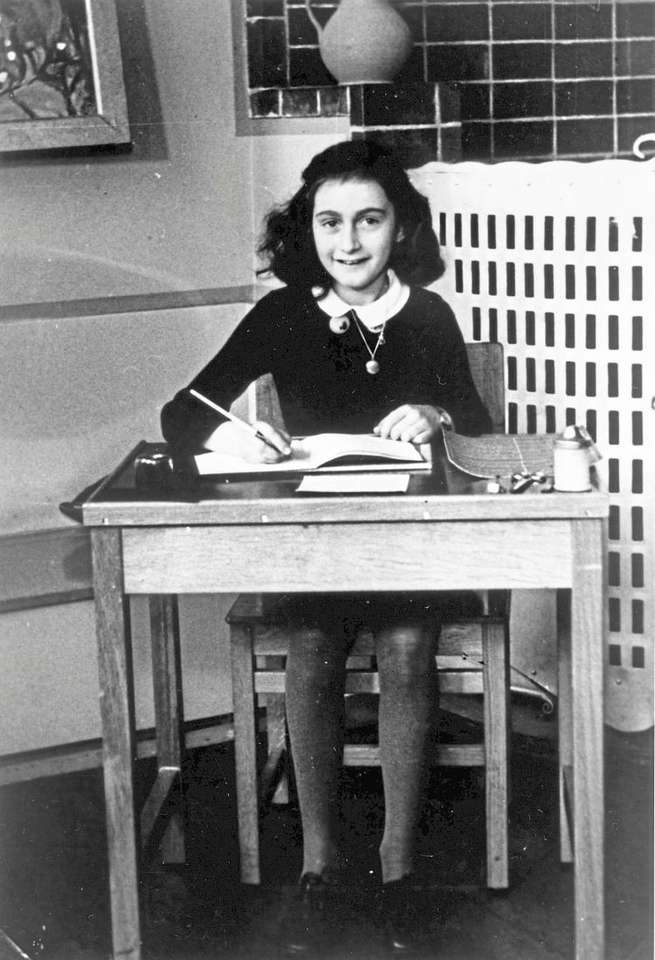Anne Frank puzzel online van foto