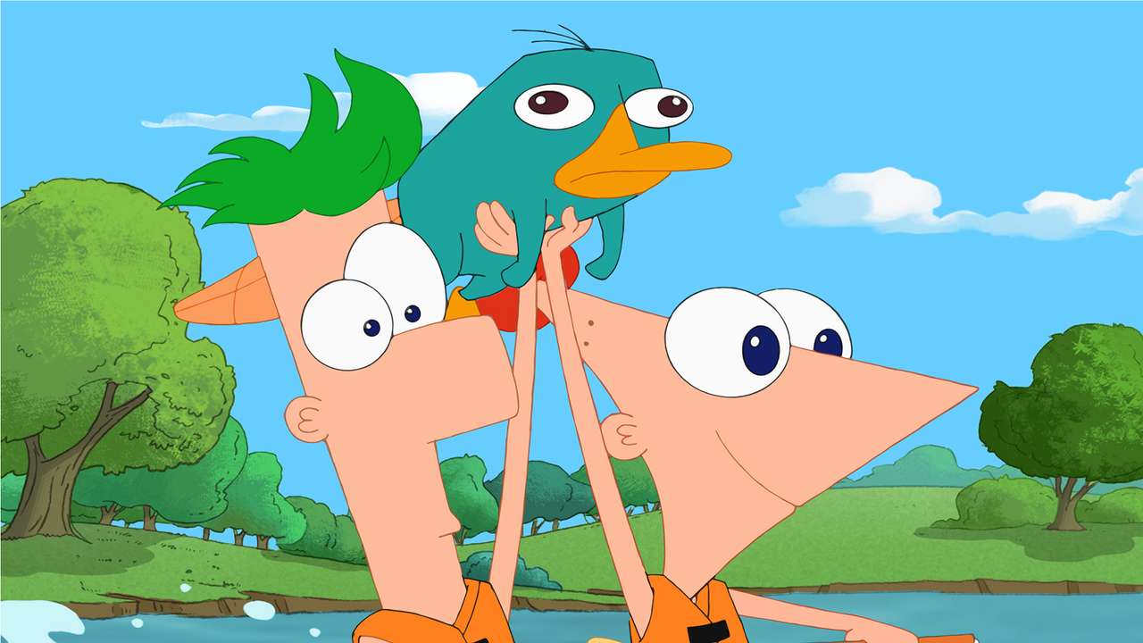 Phineas és Ferb puzzle online fotóról