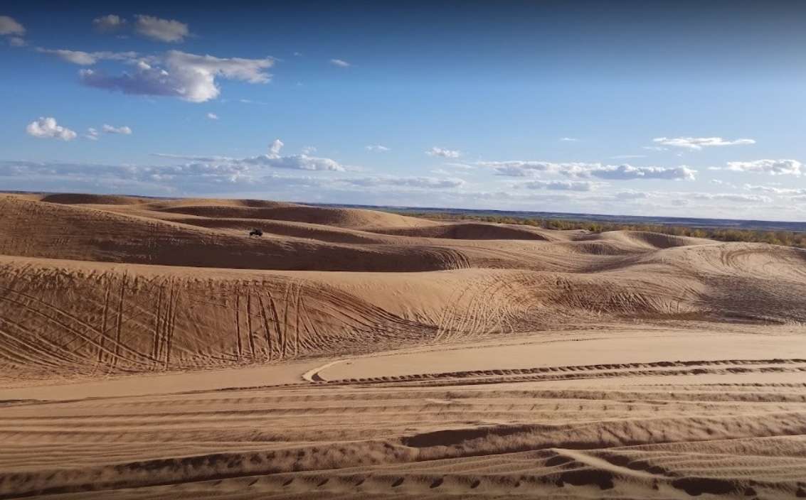 Little Sahara State Park παζλ online από φωτογραφία