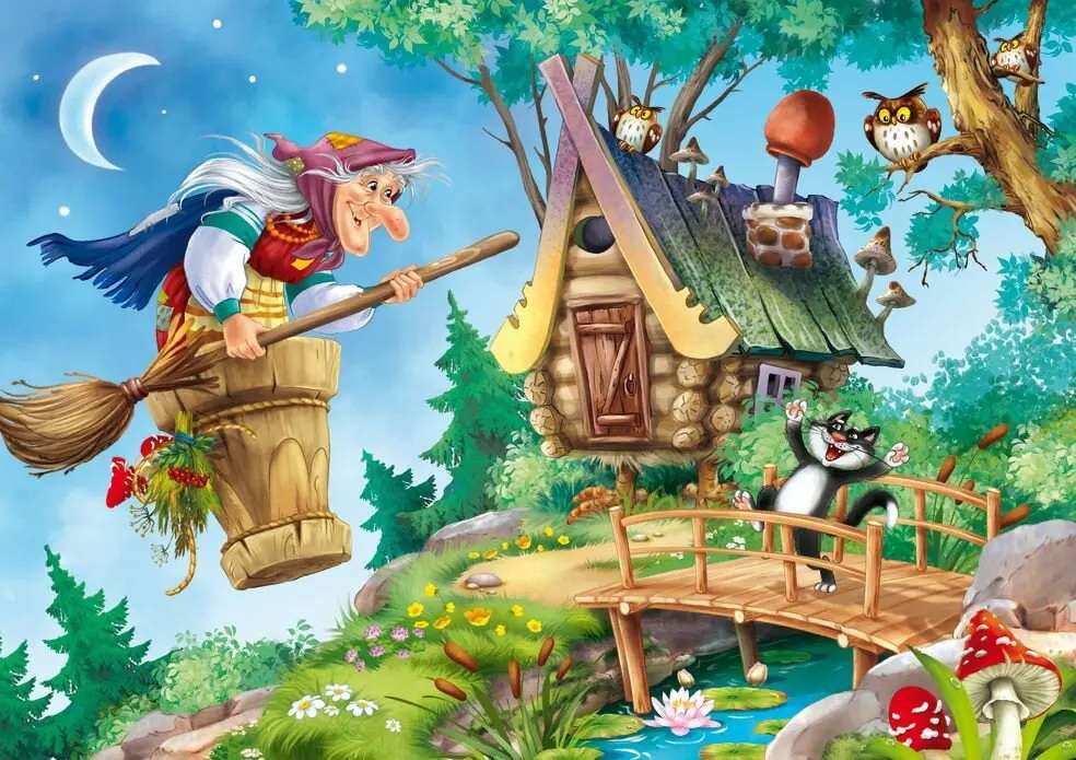 Baba Yaga puzzle online from photo