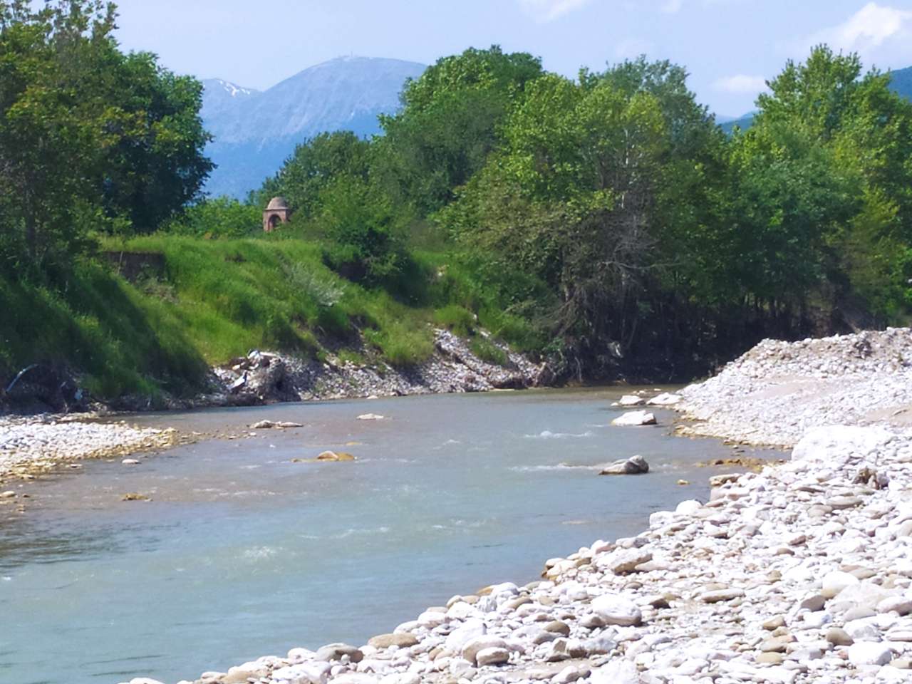 река Памис пазл онлайн из фото