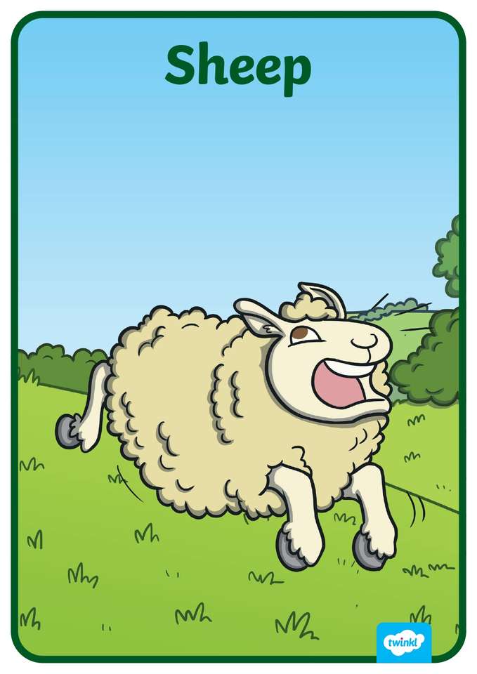 SHEEP from the tale boy who called wolf online puzzle