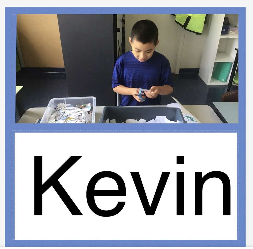 Kevins Rätsel Online-Puzzle vom Foto