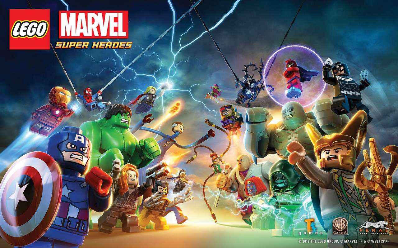 Лего Марвел Супер Герої скласти пазл онлайн з фото