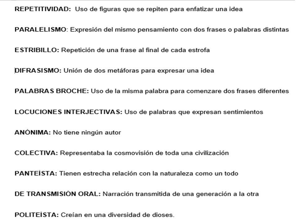 Характеристики на доиспанската литература онлайн пъзел