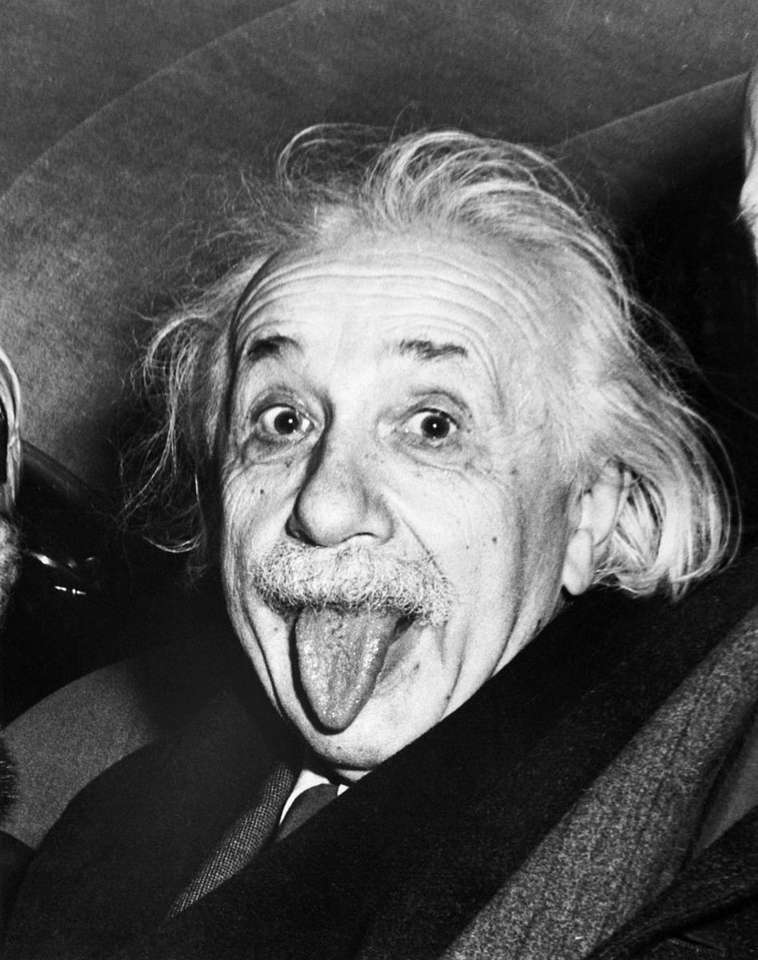 Albert Einstein puzzle online a partir de fotografia