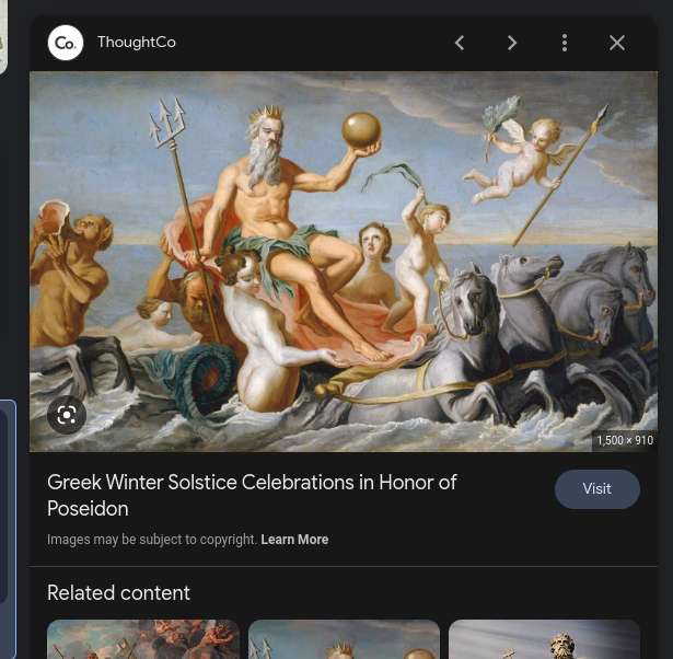 Poseidon puzzle online from photo