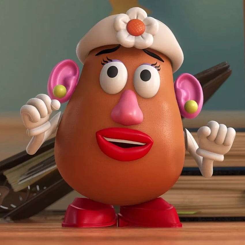 slečna. bramborová hlava pixar disney online puzzle