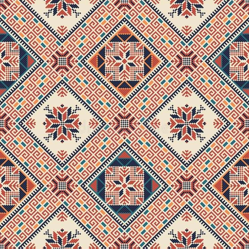 Palestinian embroidery puzzle online from photo