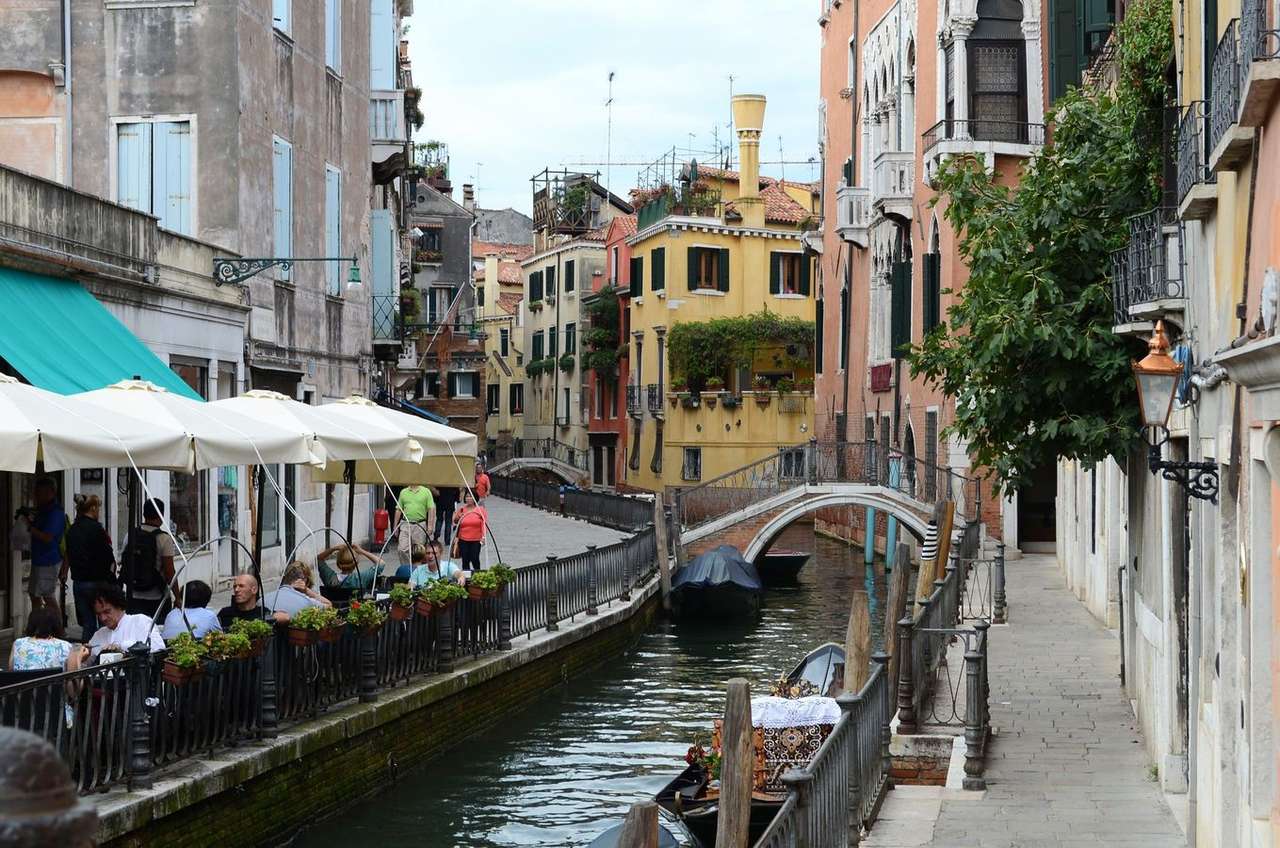 Lass uns nach Venedig gehen Online-Puzzle