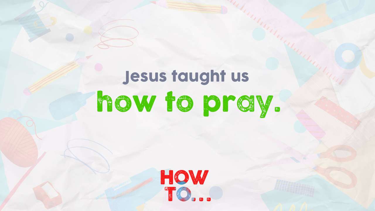 Jesus Taught Us How to Pray puzzle online from photo