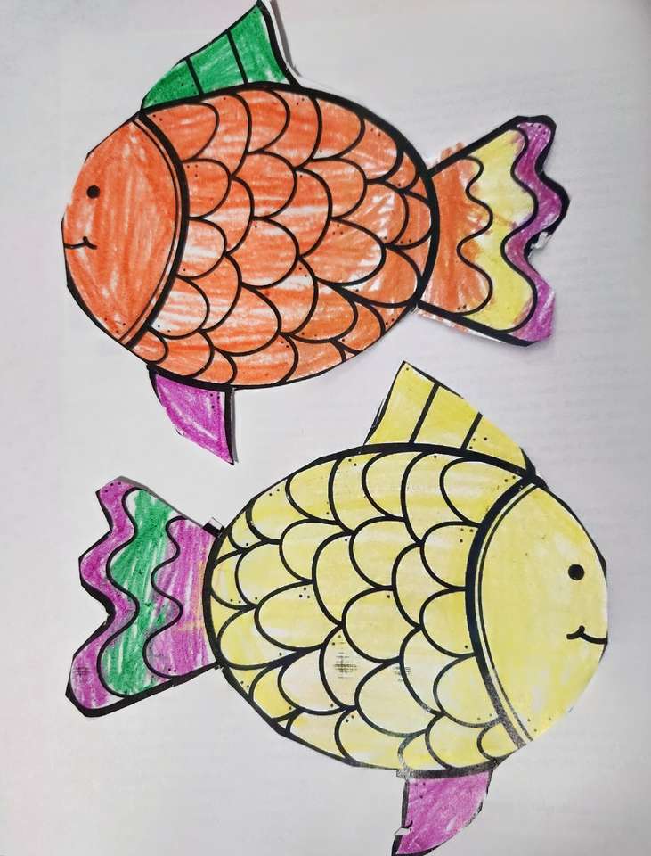 Two Fish puzzle online from photo