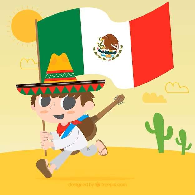 Bandera de México online παζλ