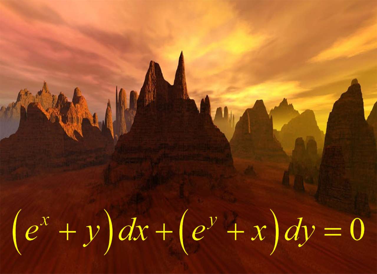 ÉQUATIONS DIFFÉRENTIELLES ORDINAIRES puzzle en ligne à partir d'une photo