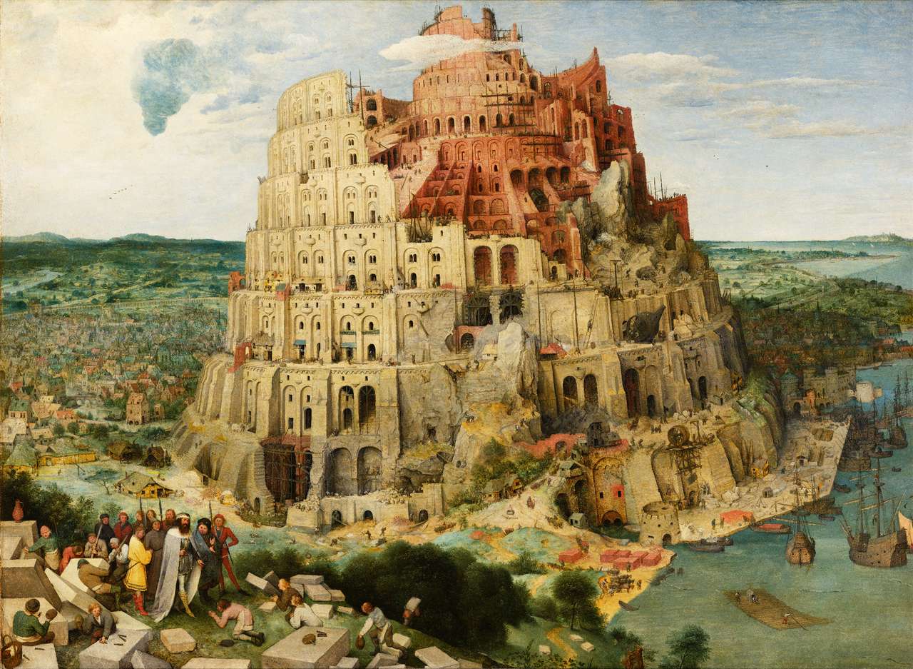 Tower of Babel puzzle online from photo