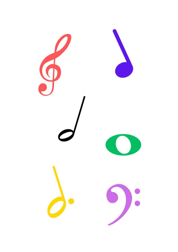 Music Notes online puzzle