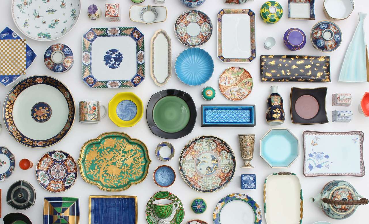 keramiksamling pussel online från foto