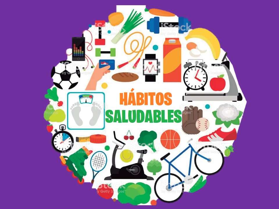HABITOS SALUDABLES Online-Puzzle vom Foto