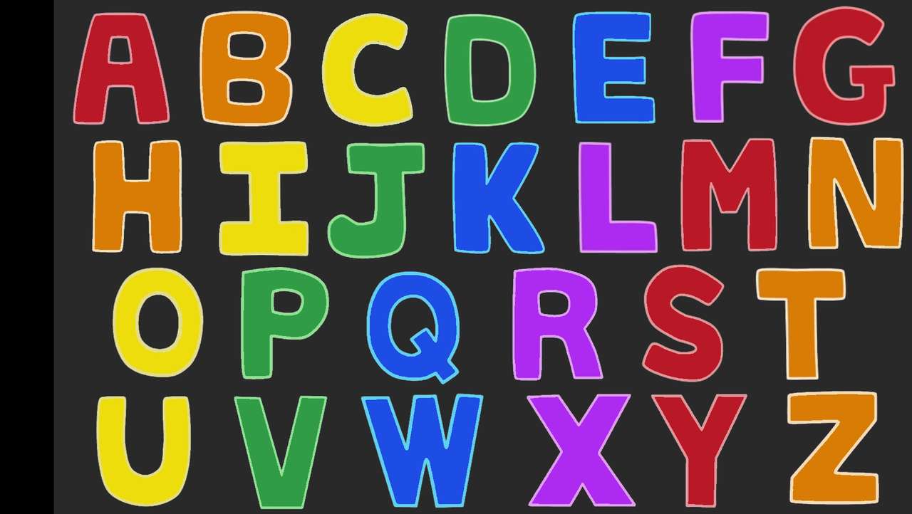 alfabético puzzle online a partir de fotografia