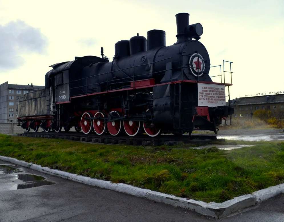 Vorkuta vonat puzzle online fotóról