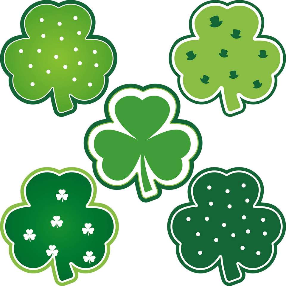 St. Patrick's puzzle online from photo