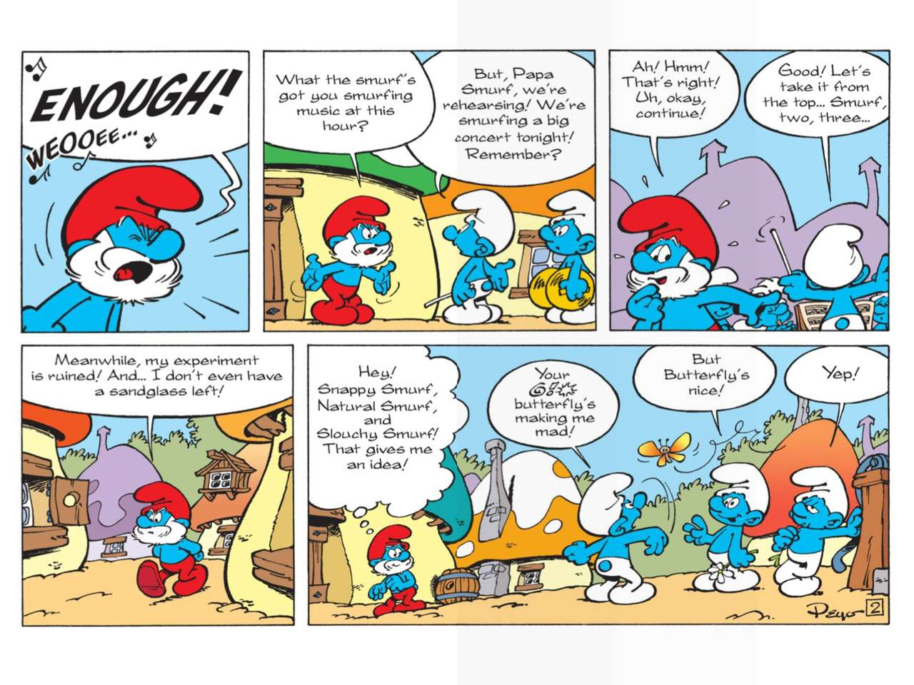 The Smurfs puzzle online from photo