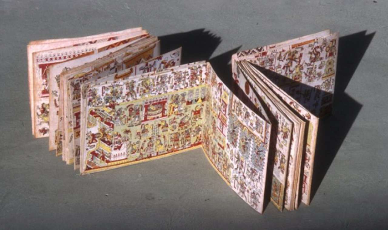 códices dos Mixtecas-Mesoamérica puzzle online a partir de fotografia