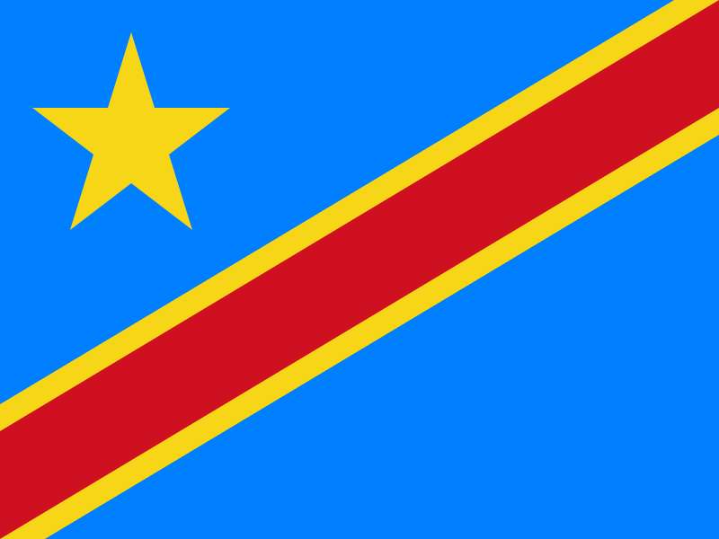 Flagge des Kongo Online-Puzzle