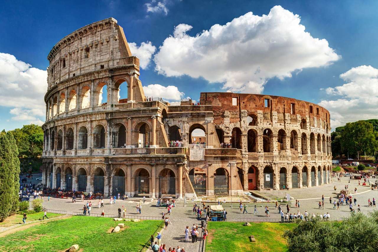 the colloseum puzzle online from photo