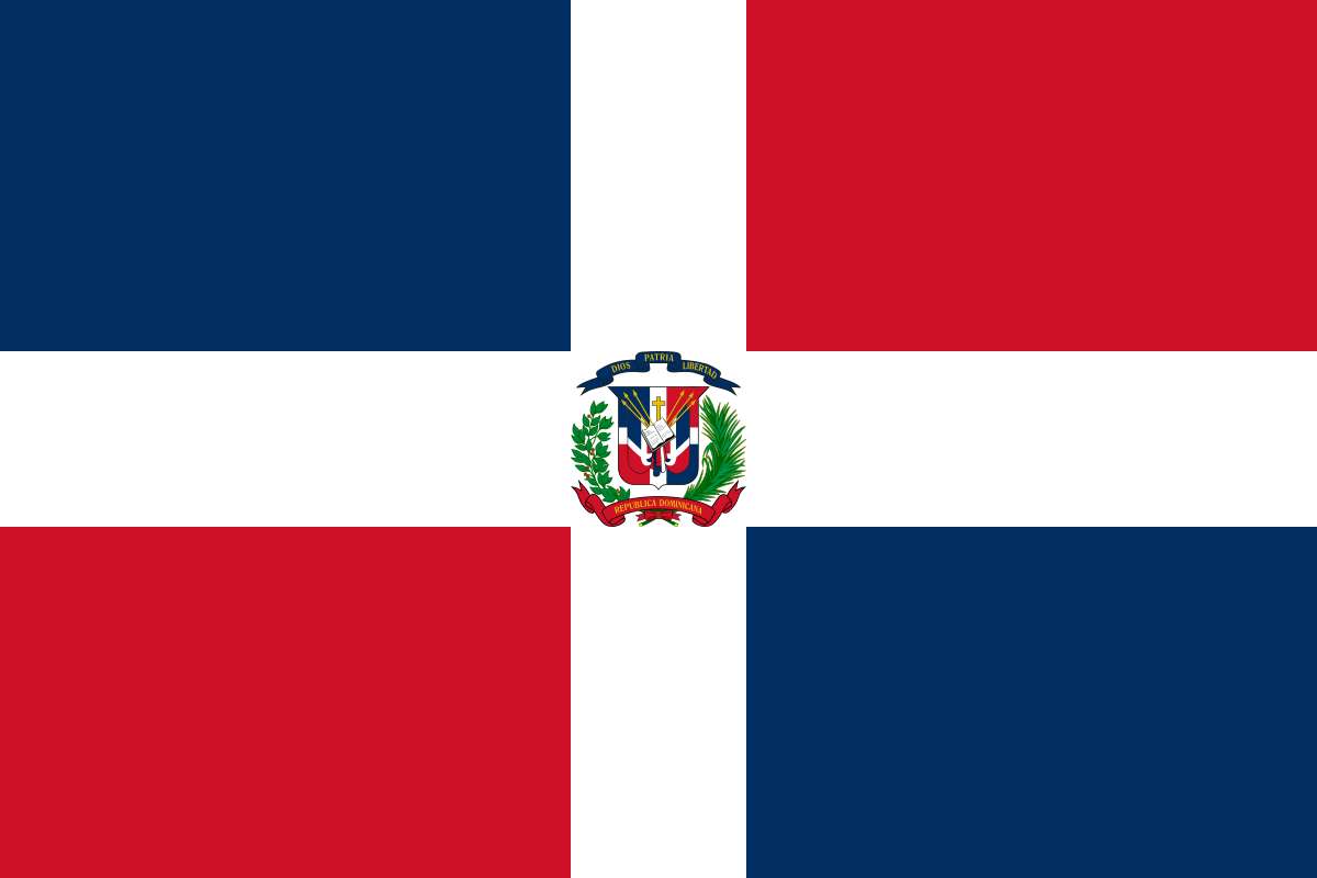 Dominikanska flaggan Pussel online
