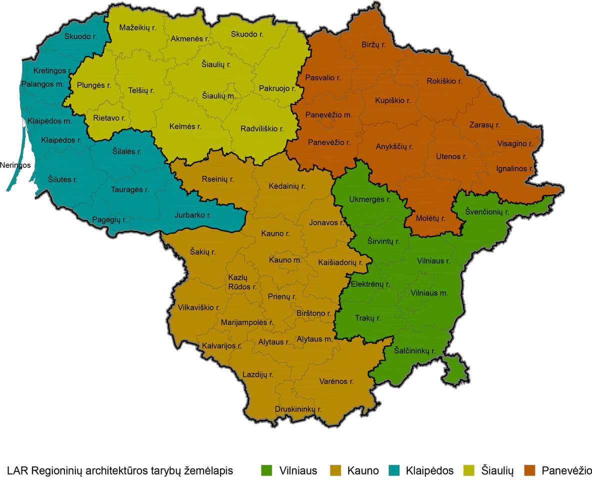 Litauen pussel online från foto