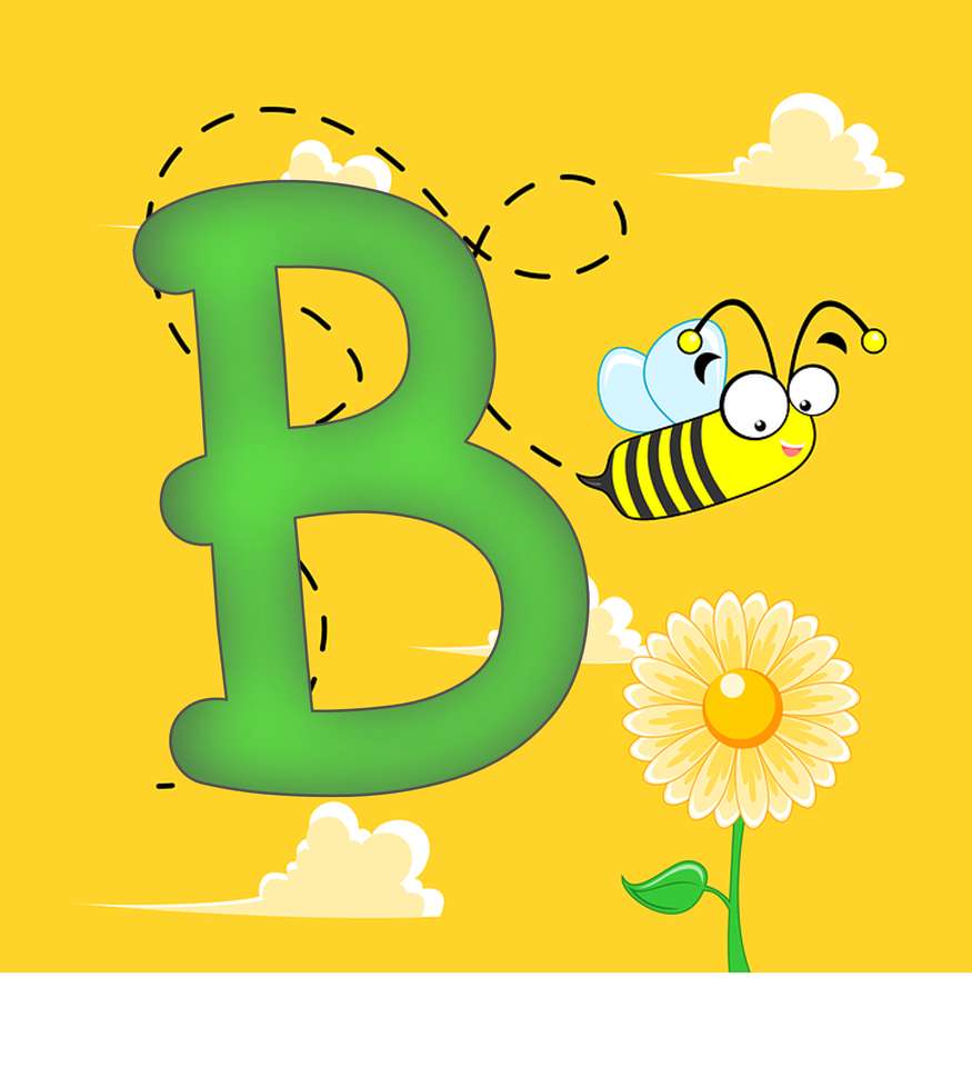 B comme abeille puzzle en ligne